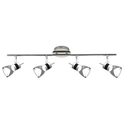 25.2'' 4 -Light Fixed Track Track Kit with Dimmable and Adjustable Head
