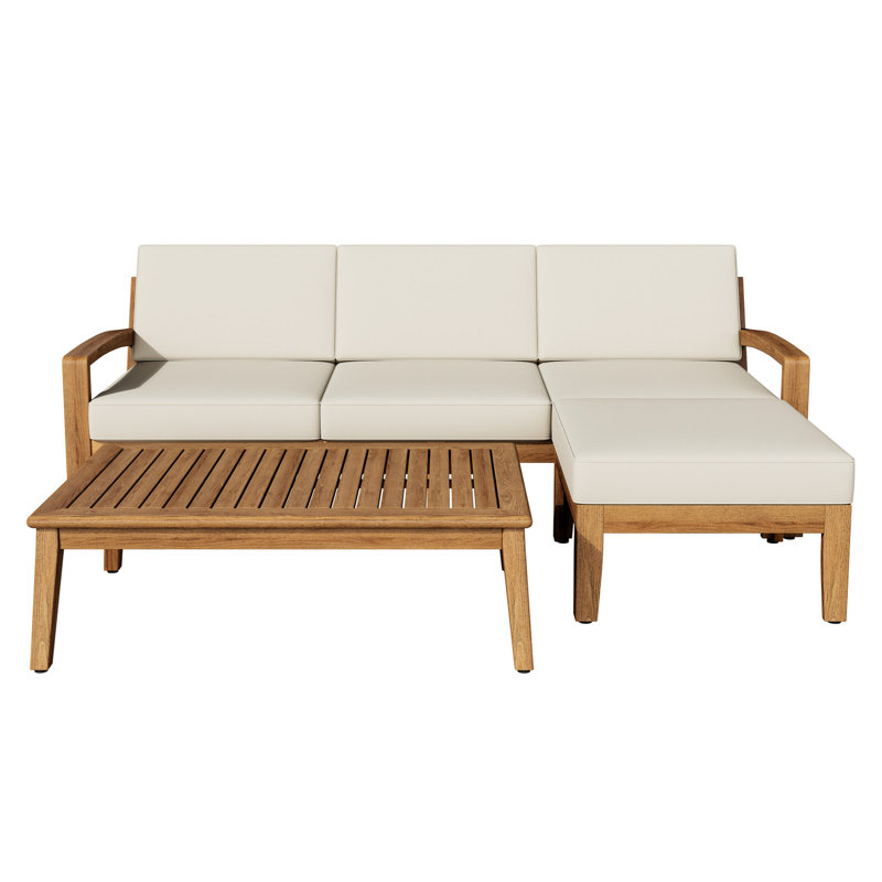 + Beige Outdoor Seating With Materials And Sectional Comfy Water- Cushions