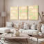 «Ginkgo Leaf», art mural tendu sur toile, ensemble de 3-1528020845