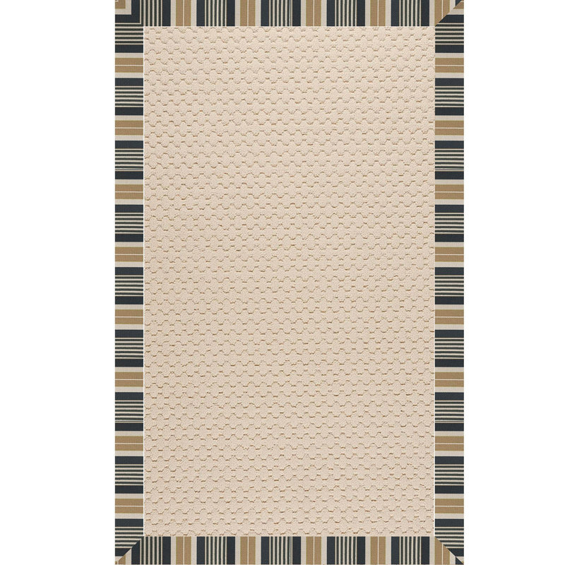 Zeppelin Geometric Indoor / Outdoor Rug, Rectangle 5' x 8'