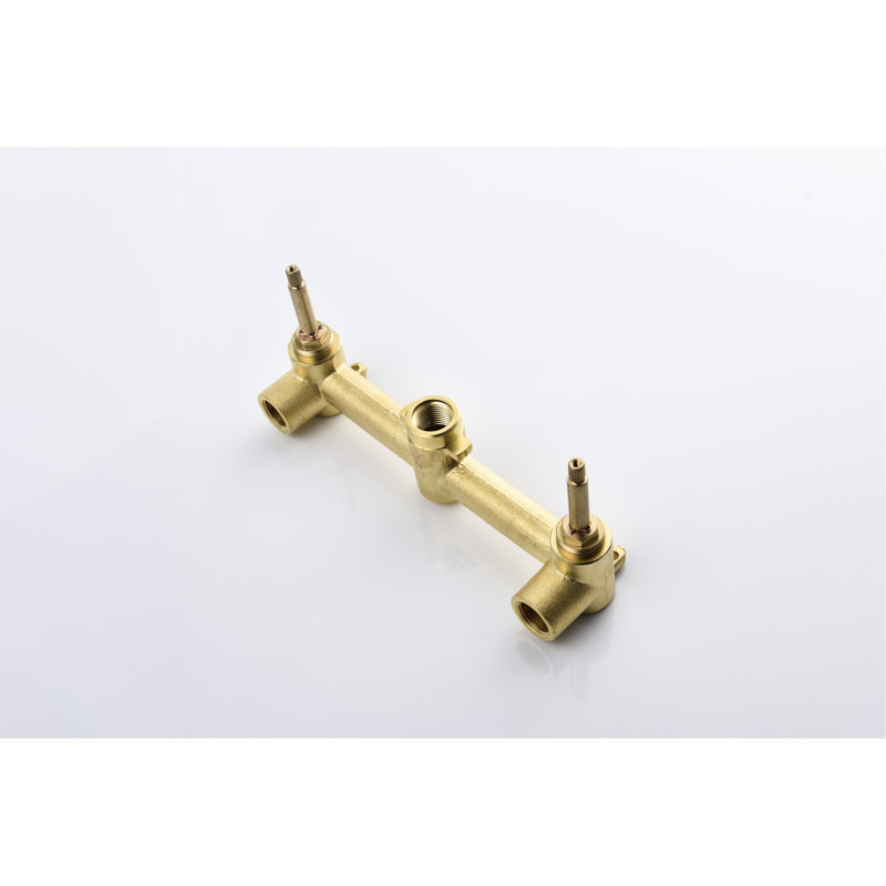 Brushed Gold Bathroom Faucet - Wall Mounted Style Corrosion Properties