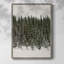 Christmas Tree Forest Framed Print - Solid Wood-823062166