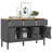 Ebern Designs Sideboard FLORO 44.9"X16.9"X29.1" Solid Wood Pine-291235263