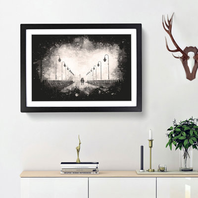 Couple upon the Pier - Framed Print