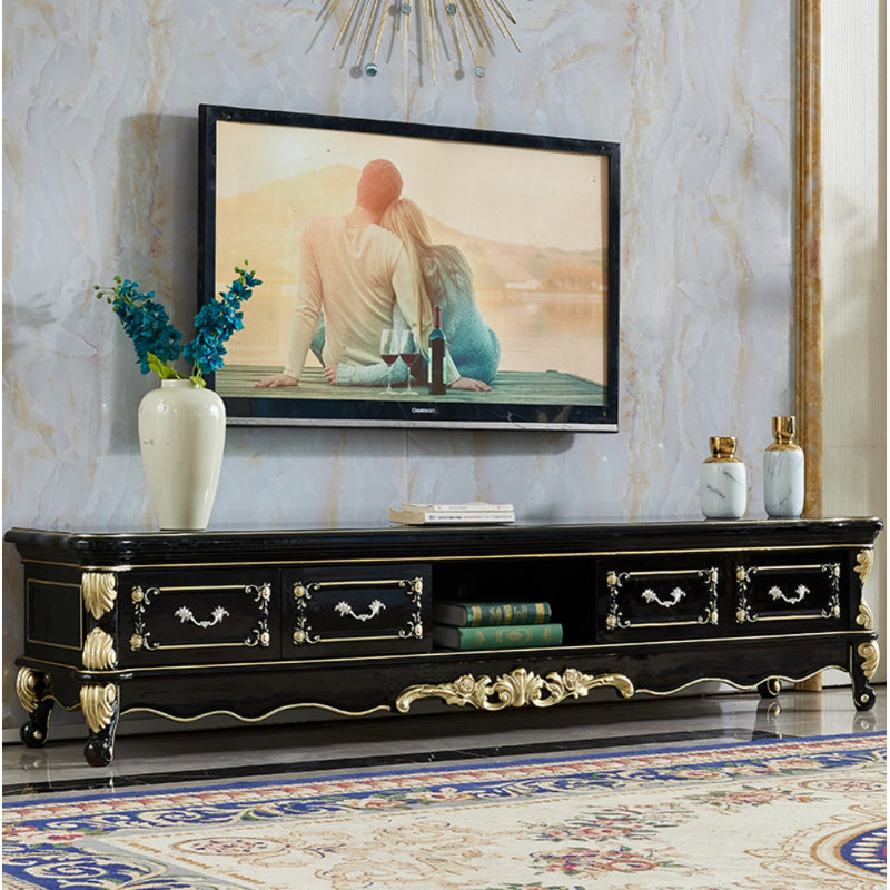 Creative Black TV Stand