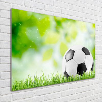 Football - No Frame Print on Glass