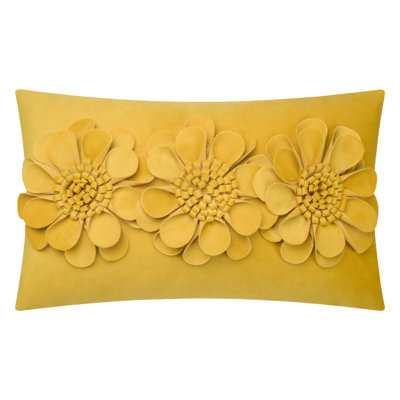  Sunflower Lumbar Rectangular Indoor/Outdoor Pillow Cover