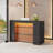 Rectangle Engineered Wood Reception Desk-109100802