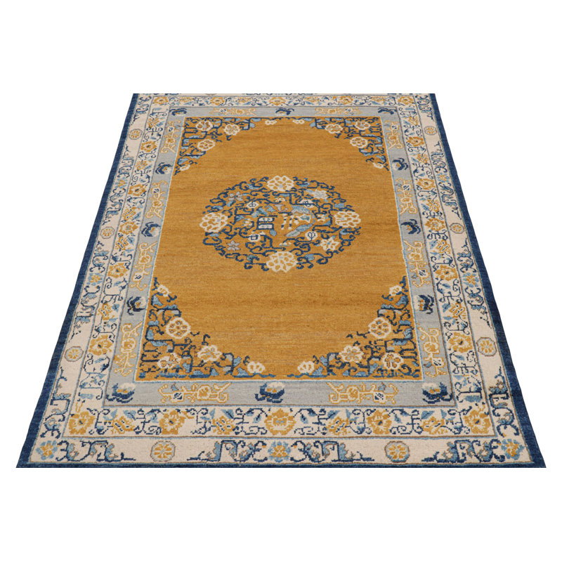Art Deco Handmade Wool Area Rug