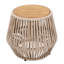 Table d'appoint en bois d'acacia, décor bord de mer moderne pour patio, jardin, balcon et intérieur-1520395204