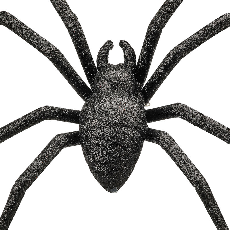 Araignée scintillante en plastique 8 po