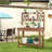 Kubilay Fir Potting Bench with Display Rack