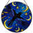 7.8"H Night Sky Stained Glass Window Panel-418855499