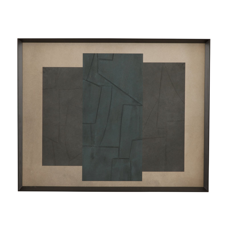Soft Slate II Framed Print