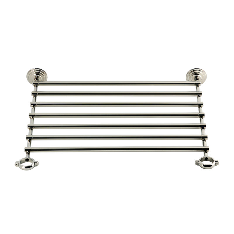 Kingston Brass Covington Storage Shelf, Polished Nickel, 0.63" H x 20.5" W x 19.75" D