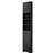 Tall Black Bathroom Cabinet With Adjustable Shelves And Extra Storage - Elegant Design Two Doors For Pleasure-1920976847