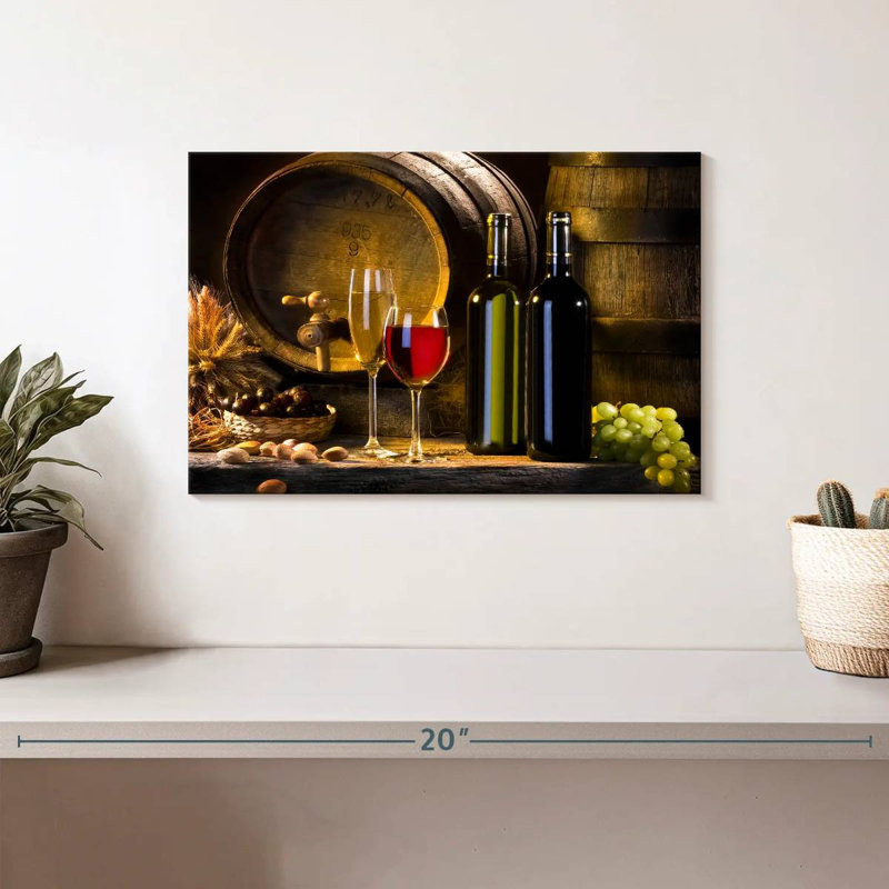 Yarlin Vintage Wine Spread, 8" H x 12" W