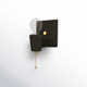 Ametria Single Light Ceramic Dimmable Armed Sconce