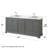 Deborah 79.75'' Double Bathroom Vanity with Marble Top-23113270-80209542