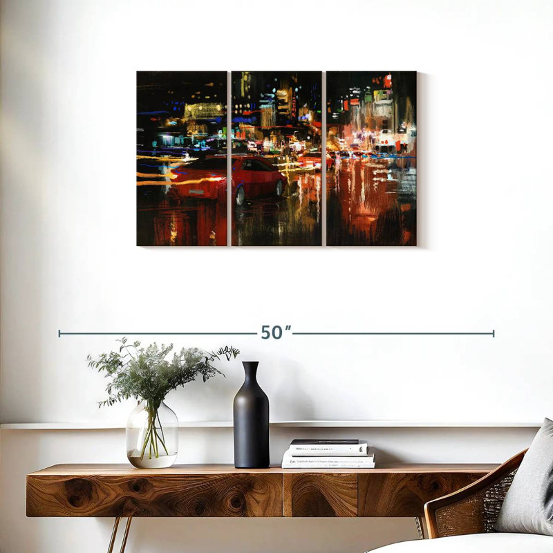 Mehar LA Night Rush, 20" H x 33" W