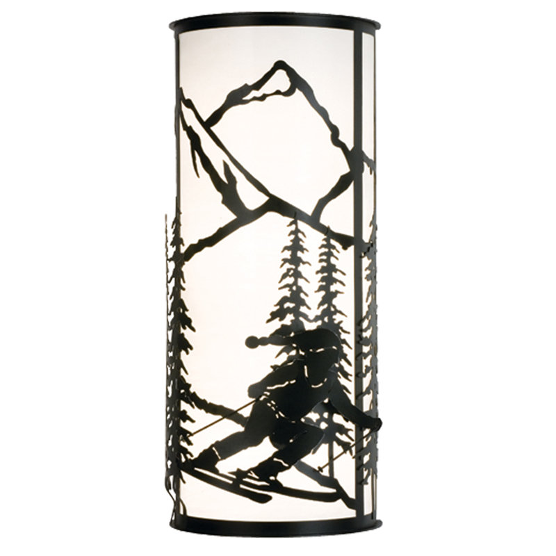Rustic Lodge 1 - Light Flush Mounted Sconce