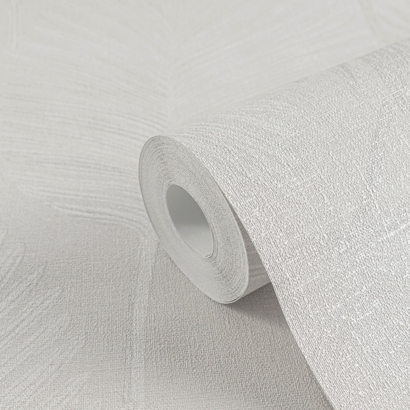 Galerie Horizon Palm Leaf Wallpaper, Light Grey