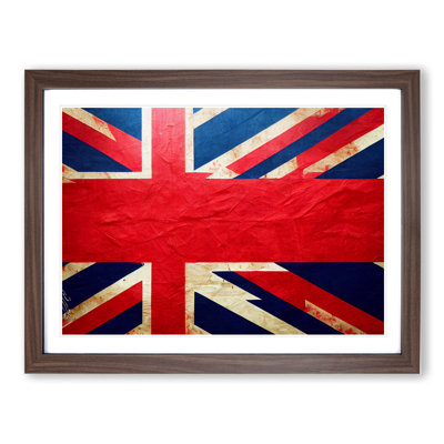 Abstract Union Jack Flag Vol.3 - Single Picture Frame Print