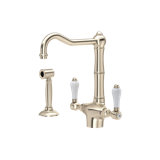 Acqui® Two Handle Kitchen Faucet with Side Spray