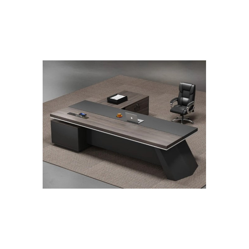 Nahara L-Shaped Executive Desk, 75cm H x 300cm W x 90cm D