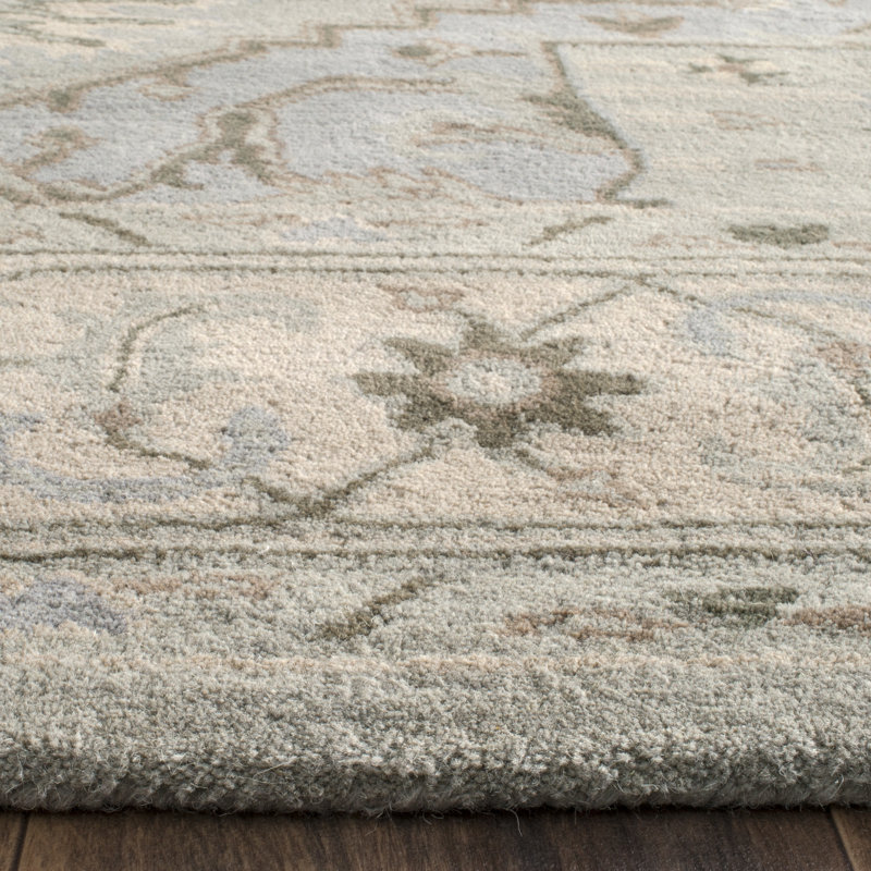 Oriental Wool Hand Tufted Area Rug, Rectangle 244 x 305 cm
