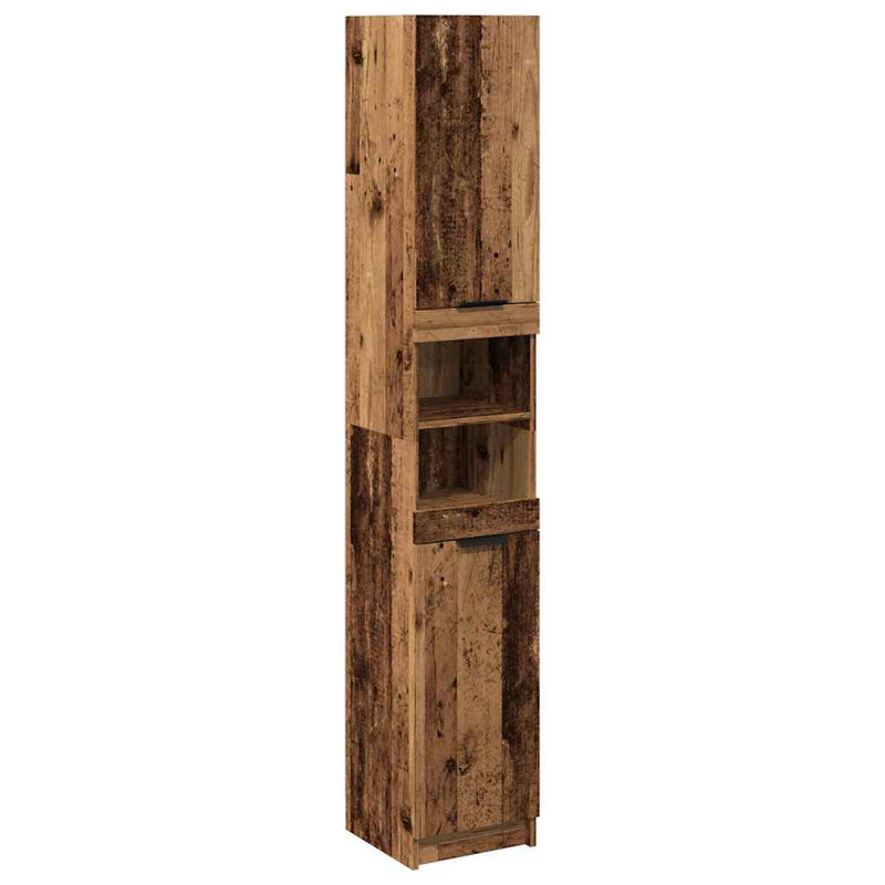 Joron Bathroom Cabinet, Old Wood