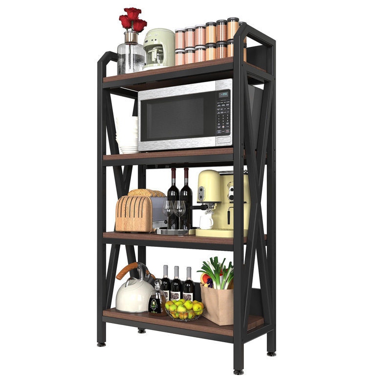 Tablettes de rangement à 4 niveaux 56,30 po Bakers Rack