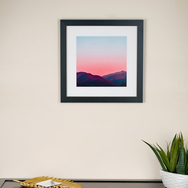 Bencomo Black Matte Picture Frame, 8.5" x 14"