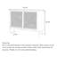 Armoire de rangement murale moderne en bois rond