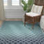 Tapis bleu Adela-88889493