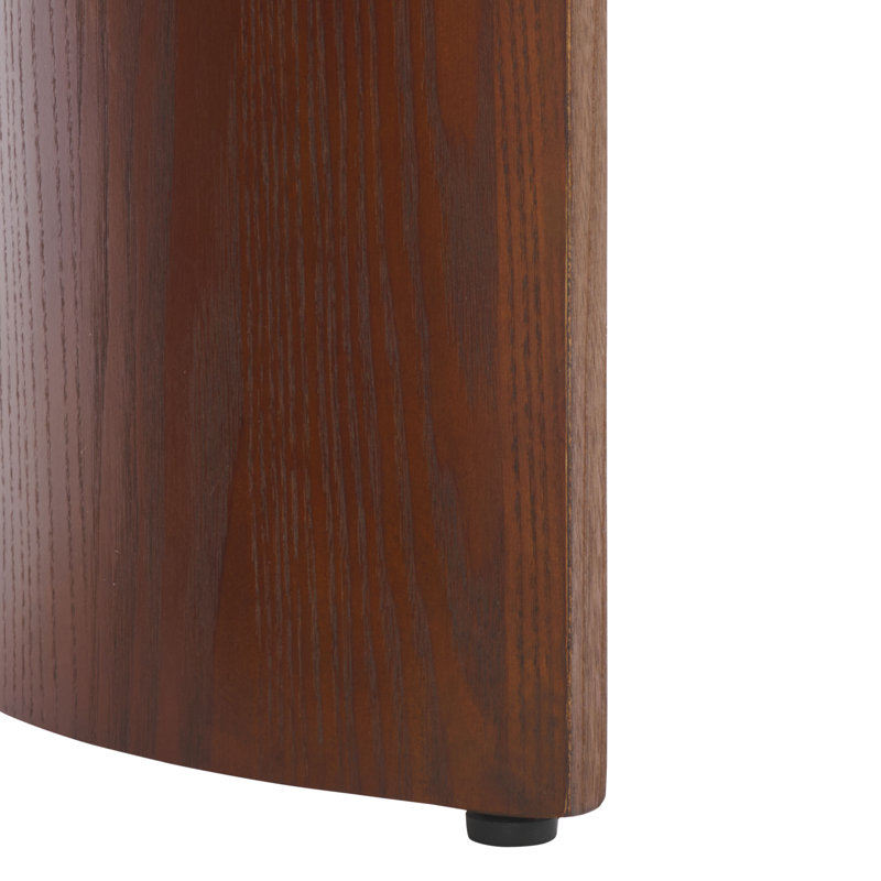 Table de bout ronde Alka, Noyer