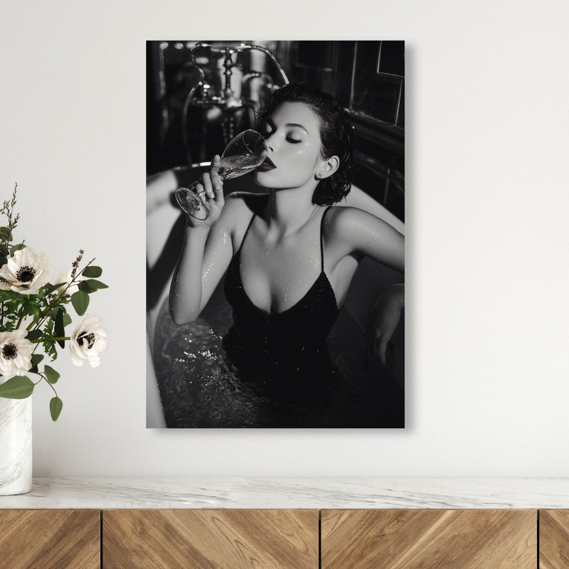 Darkened Glow Print by Oliver Gal, 54"H x 36"W, Gallery Wrapped