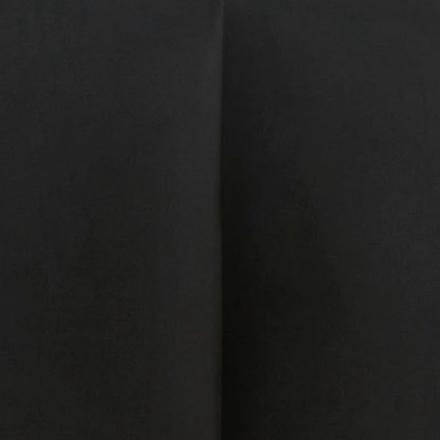 Maxine Round Ottoman, Black Velvet