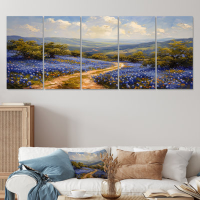 Futch - Blue Bonnets Wall Art Set