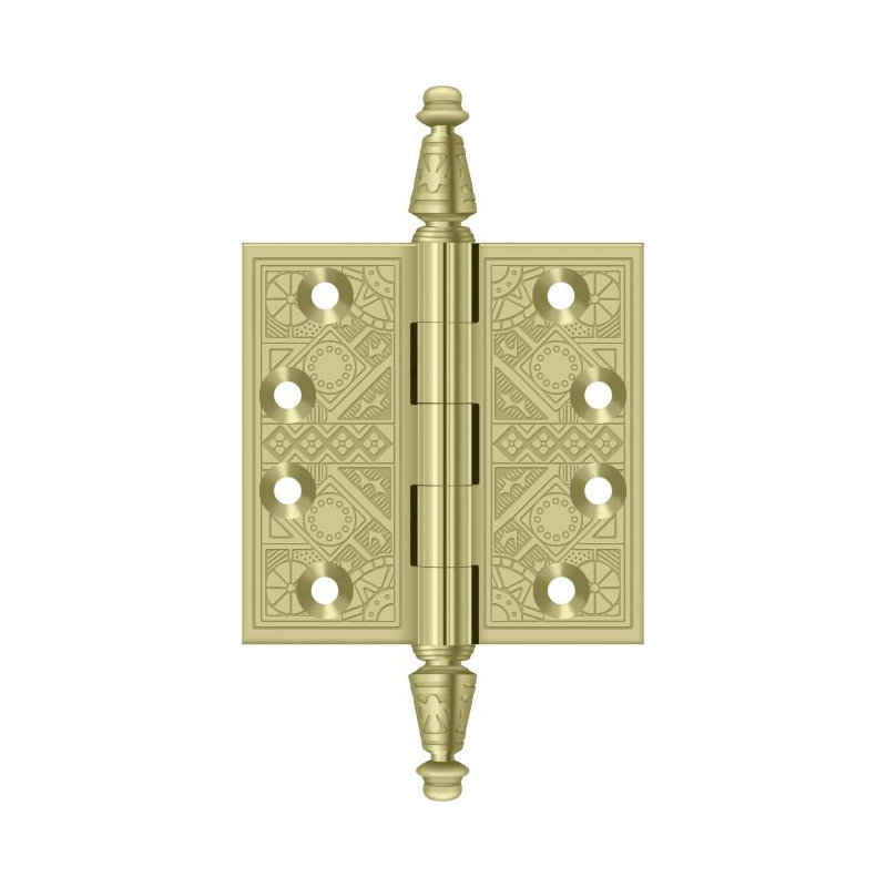 3.5'' x 3.5'' Butt Bearing Hinge, Polished Chrome