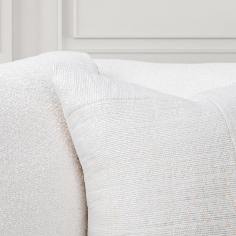 Moksha Linen Blend Throw Pillow, Cloud