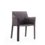 Ensemble de chaises d'appoint rembourrées en cuir Paris-60170396-60393598