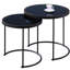 Middlewich Glass Top Frame Nesting Tables-21808572-21808571
