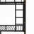 Metal Black-Toned Convertible Twin XL Over Twin XL Detachable Bunk Bed with Safety Guard Rails for Teens Bedrooms and Dormitories