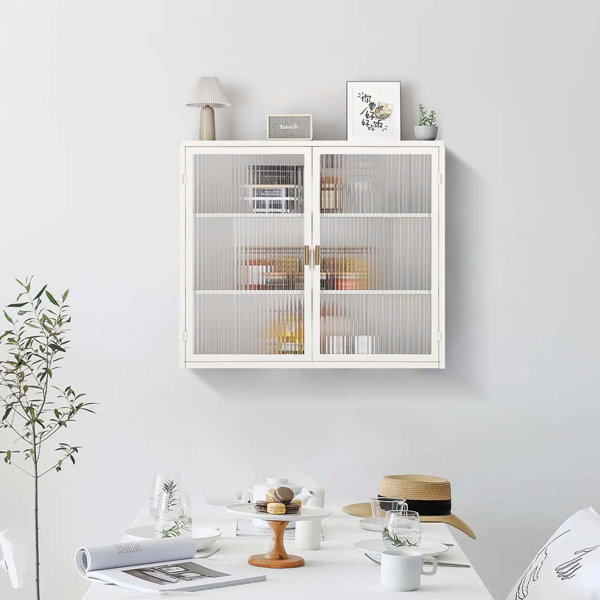 Bathroom Storage Cabinet with Towel Bar 2 Layers, Wall-Mounted Kitchen  Shelves, Storage Auxiliaries