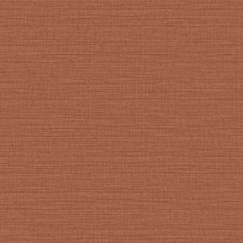 Papier peint horizontal terre cuite texturée Stria, Orange