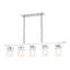 Luminaire suspendu linéaire à 5 lumières pour îlot de cuisine Nailwell-27063583