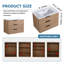 Ensemble de meuble-lavabo mural simple 30 po Slana