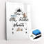 Magnetic Glass Photo Memo Board