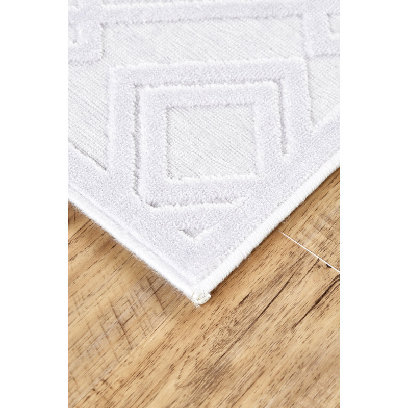 Tapis blanc Ewald, Rond 7'6" x 7'6"
